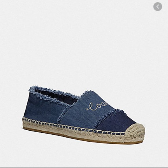 coach denim espadrilles